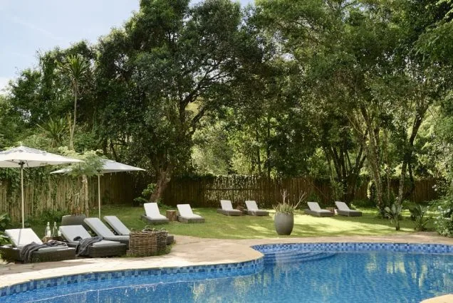 Sanctuary Olonana luxury lodge on Mara River, Masai Mara, Kenya